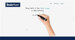 Desktop Screenshot of brainhost.com
