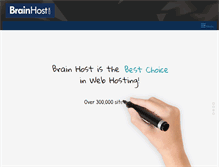 Tablet Screenshot of brainhost.com